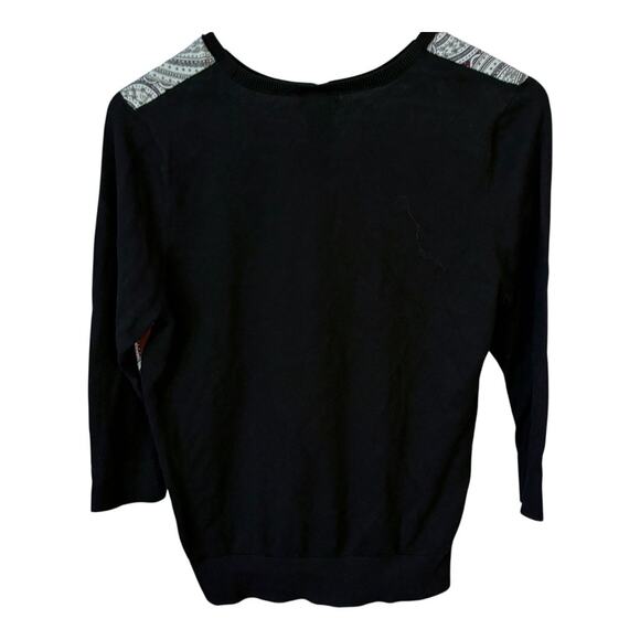 Ann Taylor 3/4 Sleeve Paisley Blouse - Size LP Large Petite - Business Casual - Picture 4 of 7